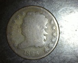 1828 Half Cent 13 Stars