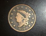 1835 Large Cent F