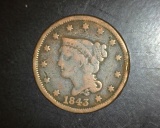 1843 Large Cent