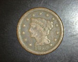 1850 Large Cent F