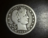 1914 Barber Quarter VG