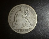 1853 O Seated Liberty Half Dollar