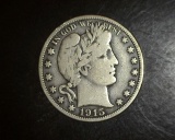 1915 Barber Half Dollar F