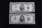 1934 & 1953 $5 Silver Certificates