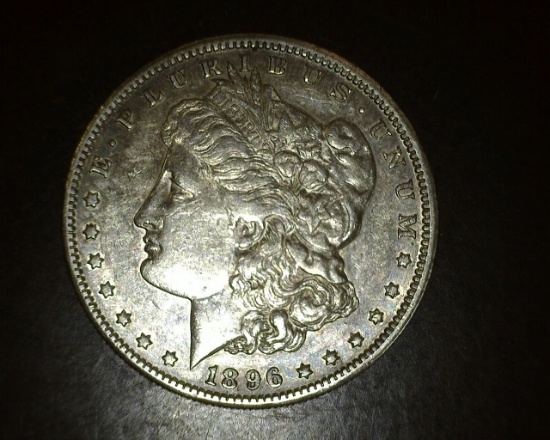 1896 O Morgan Dollar EF