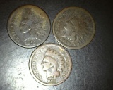 1873-1875-1879 Indian Head Cents