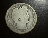 1896 O Barber Quarter