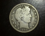 1898 O Barber Quarter VG+