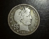 1899 Barber Quarter VG+