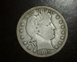 1905 Barber Quarter VG/F