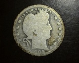 1905 O Barber Quarter