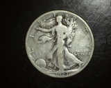 1923 S Walking Liberty Half VG