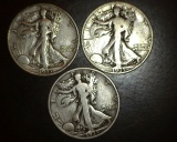 1935 p+d+s Walking Liberty Halves