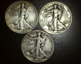 1939 p+d+s Walking Liberty Halves