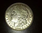 1921 D Morgan Dollar