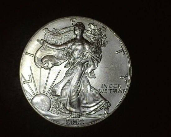 2002 1 oz. American Silver Eagle BU