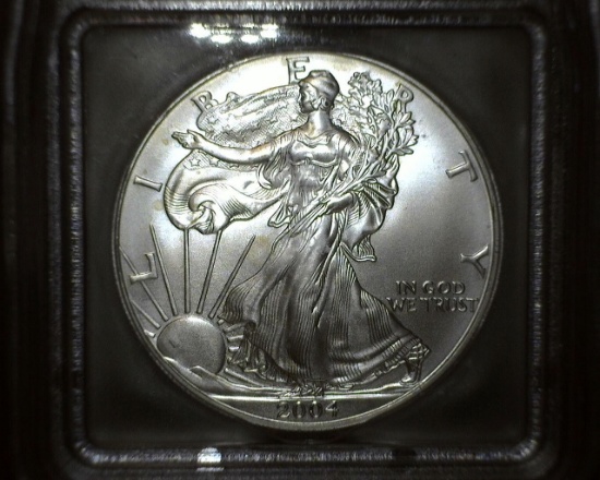 2004 1 oz. American Silver Eagle MS 69 ICG