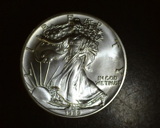 1989 1 oz. American Silver Eagle BU
