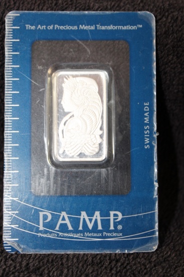 Suisse Half Ounce .999 Silver Proof Bar PAMP