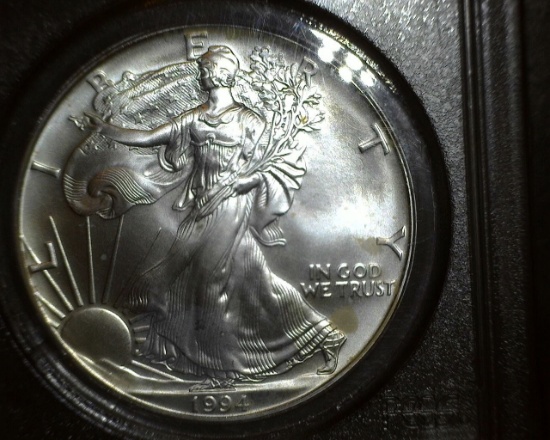 1994 1 oz. American Silver Eagle MS 68 PCGS