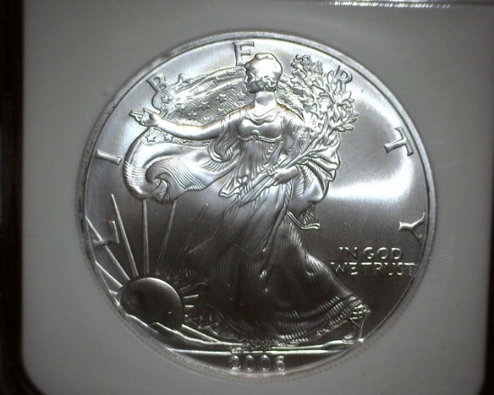 2006 1 oz. American Silver Eagle GEM Uncirculated NGC