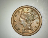 1856 Large Cent XF+