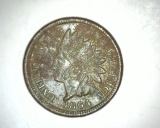 1864 Copper Nickel Indian Head Cent VF