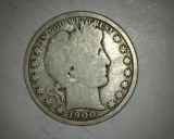 1900 O Barber Half Dollar
