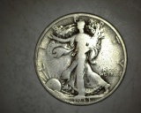 1933 S Walking Liberty Half Dollar VG