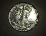 1943 Walking Liberty Half Dollar BU