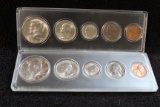 1964 P+D Mint Sets BU In Whitman Holders