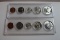 1964 P+D MS Set Franklin Halfs-Washington Quarters-Roosevelt Dimes-Jefferson Nickels-Lincoln Cents