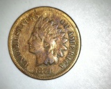 1874 Indian Head Cent F/VF
