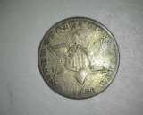 1856 Silver Three Cent