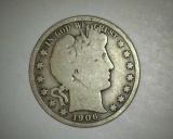 1906 Barber Half Dollar VG