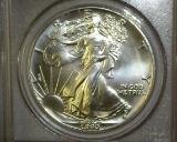 1990 1 oz. American Silver Eagle MS 69 PCGS