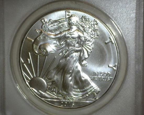 2016 1 oz. American Silver Eagle MS 69ANACS