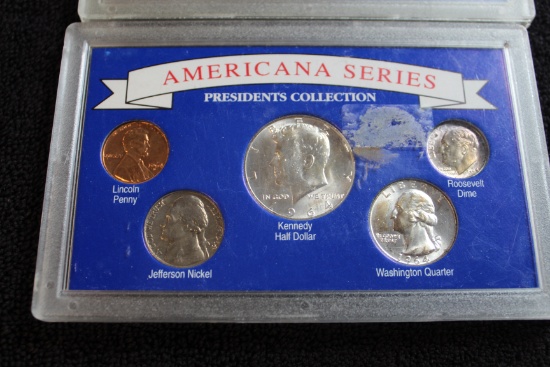 3 Unique Coin Series Sets - Americana President-Americana Vanishing Classics -Yester Year Collection