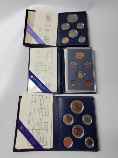 1981 & 1982 &1867-1992 Canada Specimen Sets Royal Canadian Mint OGP