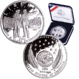 2004 Lewis and Clark Silver Dollar Proof COA & BOX