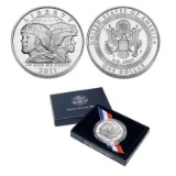 2011 United States Army Commemorative Silver Dollar UNC Box & COA