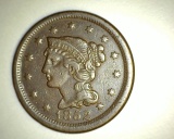 1852 Large Cent UNC