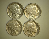 1934-1935 S- 1936 S-1937 S Buffalo Nickels CH AU
