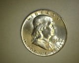 1958 D Franklin Half Dollar HIGH MS