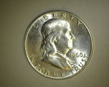 1960 D Franklin Half Dollar HIGH MS