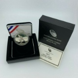 2012 Infantry Soldier Silver Dollar Proof Box & COA