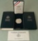 1990 Eisenhower Centennial Silver Dollar Proof BOX & COA