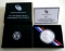 2012 Star-Spangled Banner Bicentennial UNC Silver Dollar BOX & COA