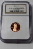 2005 S  Lincoln Cent PF 69 RD Ultra Cameo NGC