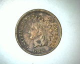 1864 L Indian Head Cent EF+